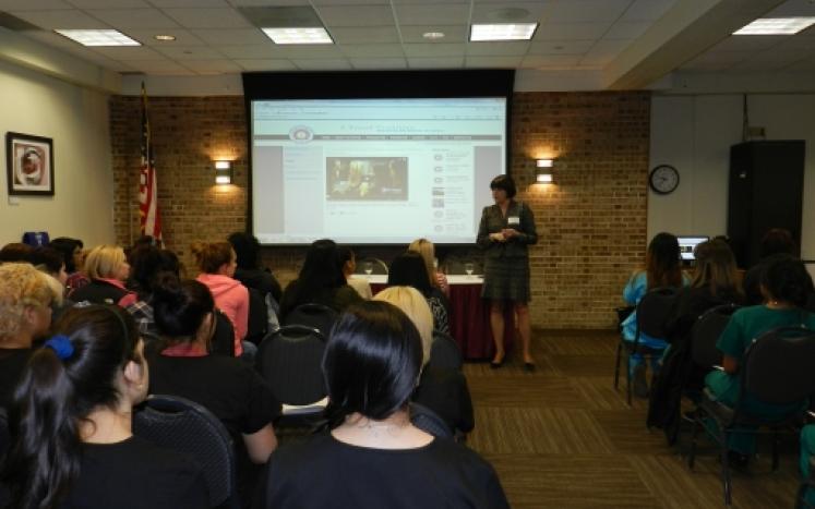 Middlesex District Attorney Ryan Trains Student Stylists on Domestic Violence Prevention