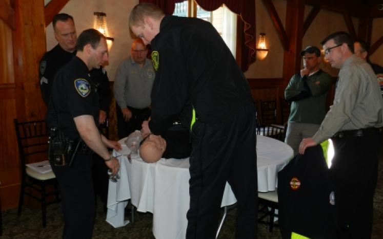 First responders learn how to administer life saving drug