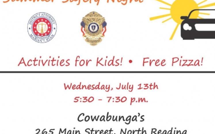 7/13 Summer Safety Event at Cowabunga’s